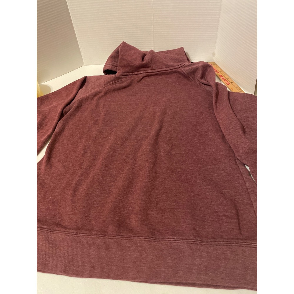 The North Face Womens Half Dome Logo Hoodie Burgundy Maroon Size M Pullover - Picture 7 of 8